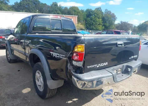 2002 Toyota Tundra Sr5 V8 из США, поврежденный, VIN 5TBBT44152S315105